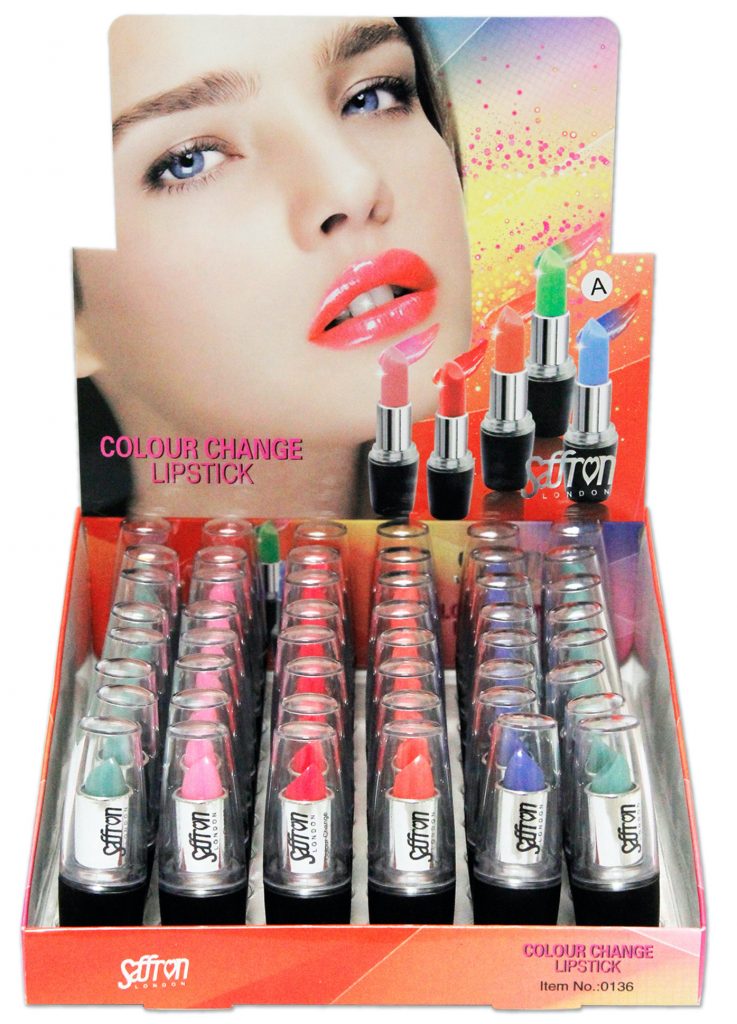 Colour Change Lipstick Tray A Assorted Colours#0136