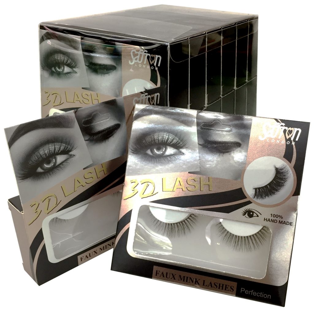 3D Faux Mink Eye Lashes Display